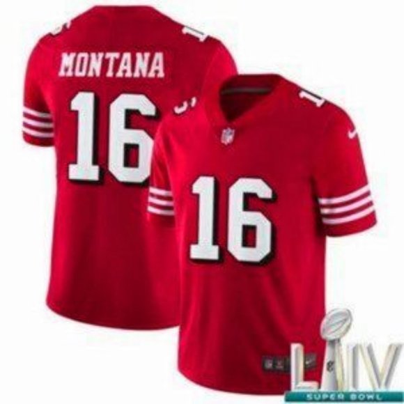 joe montana super bowl jersey